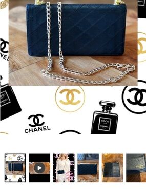 CHANEL Bicolore Quilted Lambskin Long Bifold Wallet Black repurpose converted